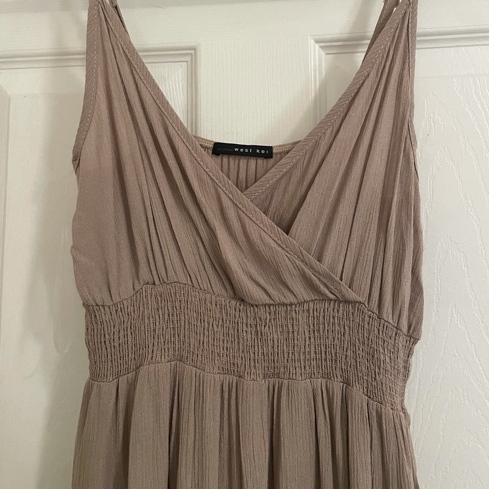 Nude long dress